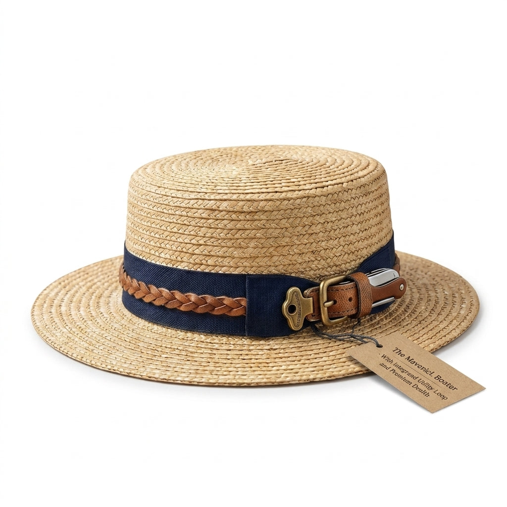 myeloviracare™ Coastal Breeze Straw Fedora Hat