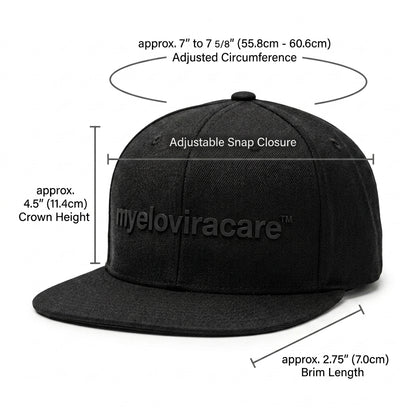 myeloviracare™ Streetwise 7-Panel Snapback Cap