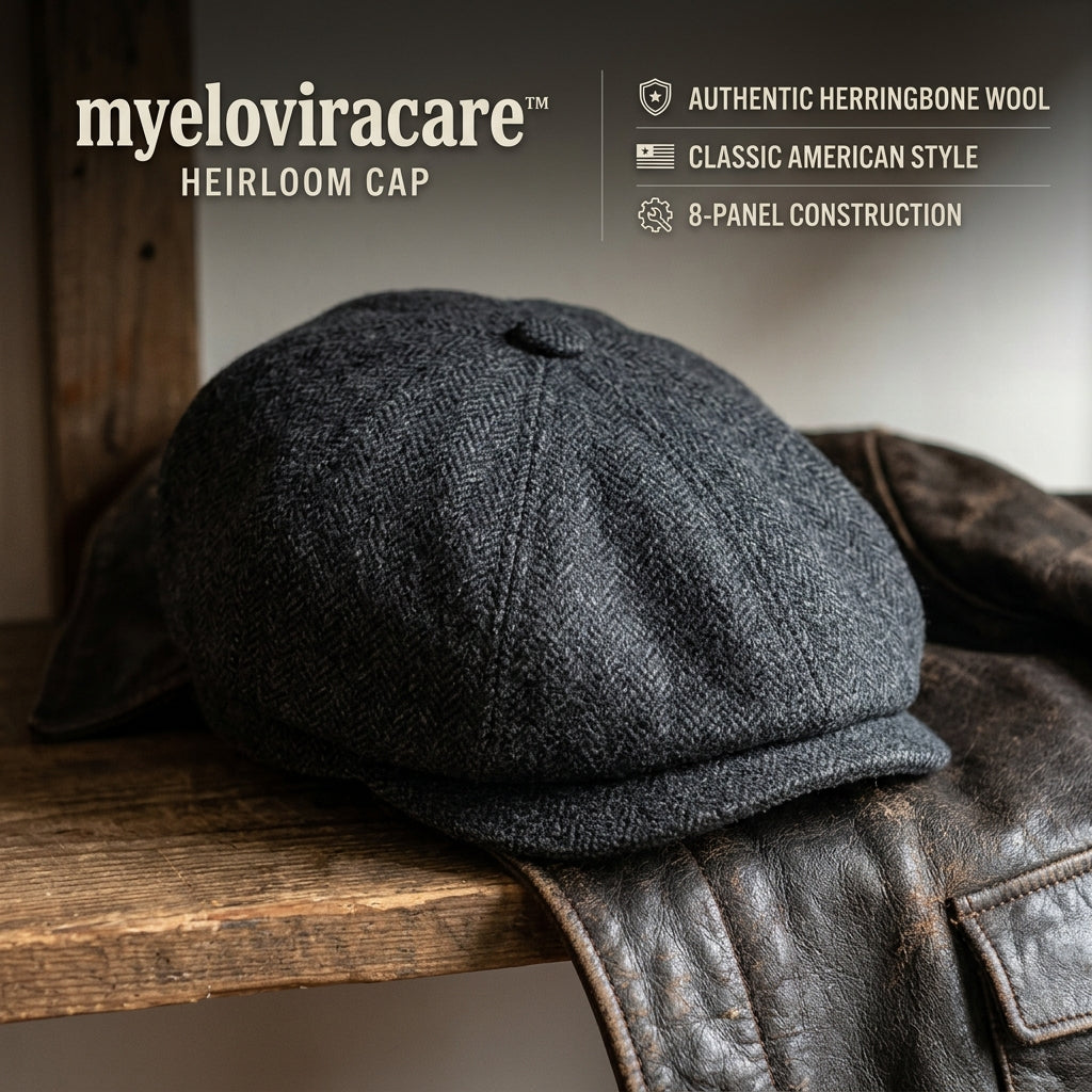 myeloviracare™ Heritage Herringbone Wool Cap